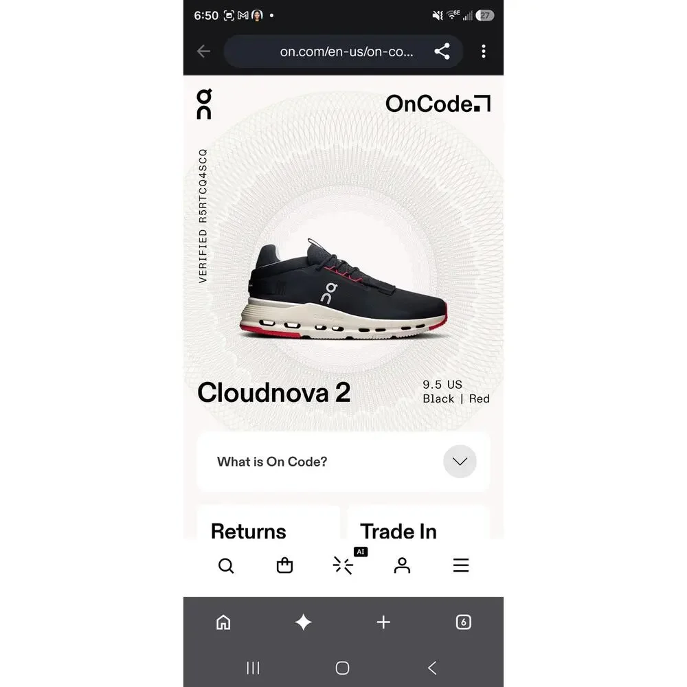 Oncloud Men 9.5 Comfy footwear
